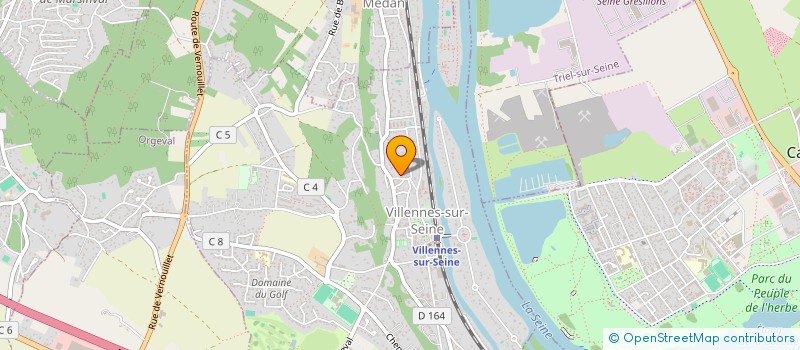 localisation de l'entreprise CHANTAL HAUSSAIRE-NIQUET SARL à VILLENNES-SUR-SEINE