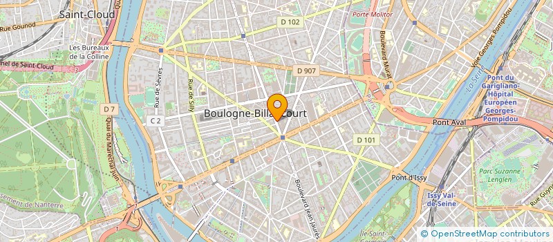 localisation de l'entreprise CHANTAL LEHMANN EURL à BOULOGNE-BILLANCOURT