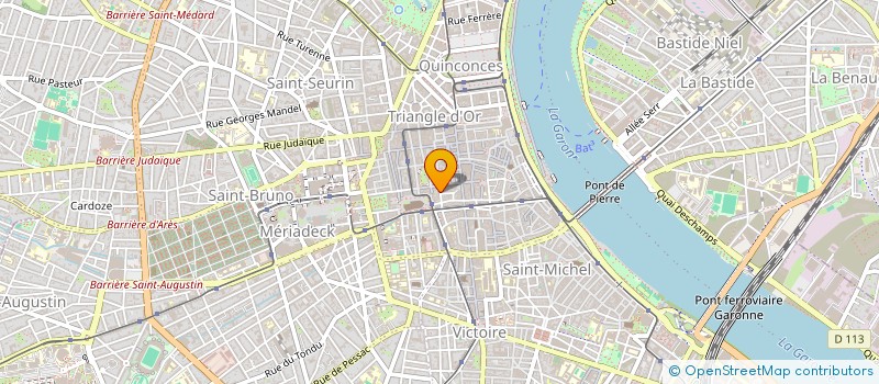 localisation de l'entreprise CHANTAL M  BORDEAUX