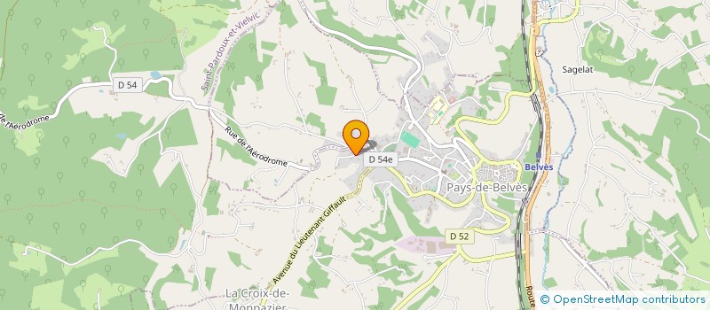 localisation de l'entreprise CHANTAL MANU & IGOR SARL  SAINT-PARDOUX-ET-VIELVIC