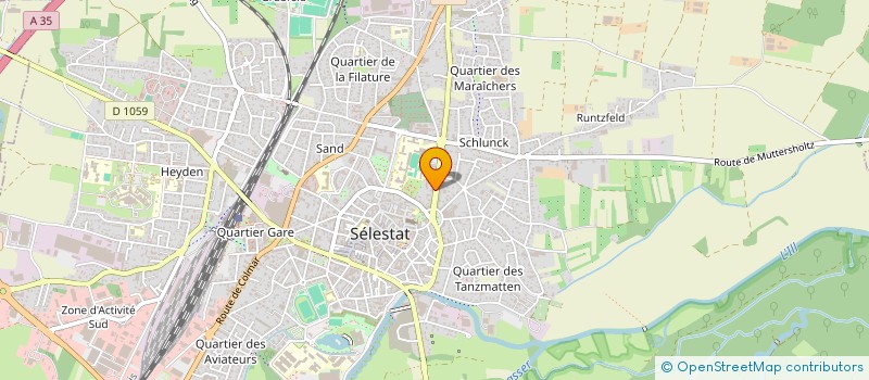 localisation de l'entreprise CHANTAL REISACHER-DECKERT ET AURELIE BAZAINE  SELESTAT