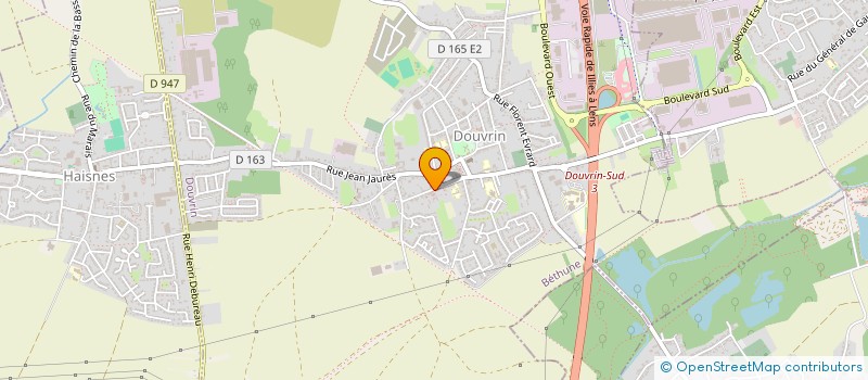 localisation de l'entreprise CHANTAL V  BILLY-BERCLAU