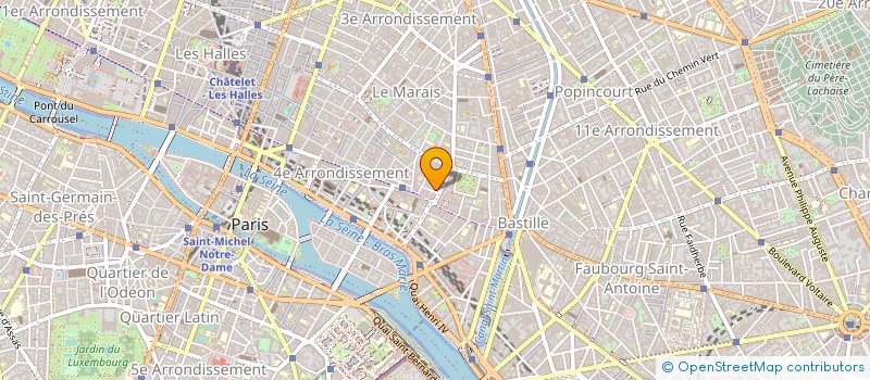 localisation de l'entreprise CHANTAL VECHAMBRE CADEAUX AFFAIRES à PARIS
