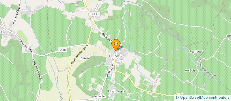 localisation de l'entreprise CHANTAL VINCENT  PUJOLS