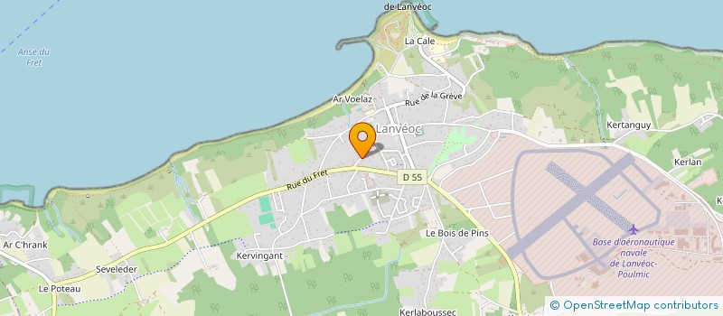 localisation de l'entreprise CHANTALE  LANVEOC