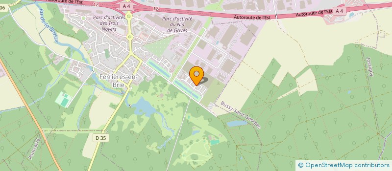 localisation de l'entreprise CHANTANA  FERRIERES-EN-BRIE