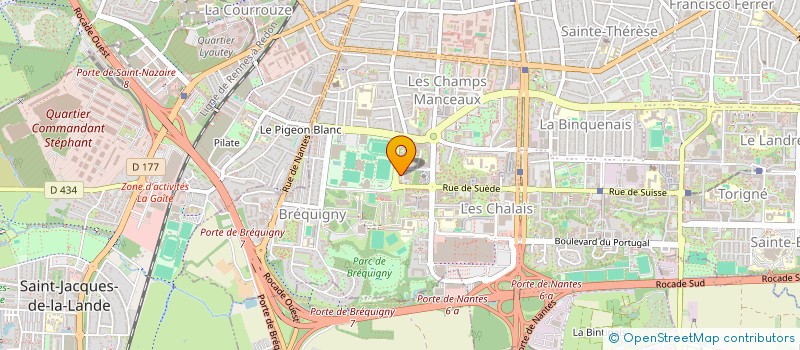 localisation de l'entreprise CHANTBERTIN à RENNES