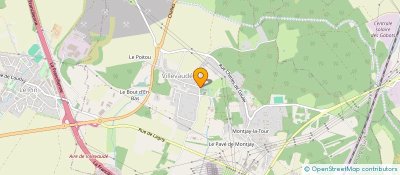 localisation de l'entreprise CHANTCLAIR  VILLEVAUDE
