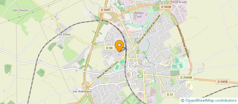 localisation de l'entreprise CHANTCOAST-CUP à CHANTONNAY