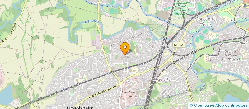 localisation de l'entreprise CHANTDOM  LINGOLSHEIM