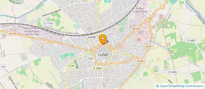 localisation de l'entreprise CHANTE AUTREFOIS à LUNEL