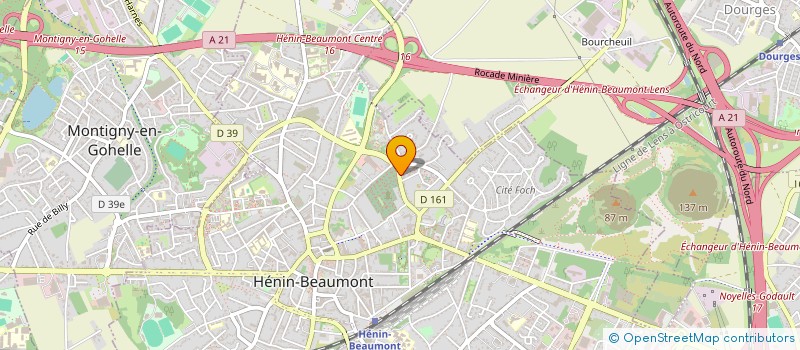 localisation de l'entreprise CHANTE BRISE  HENIN-BEAUMONT