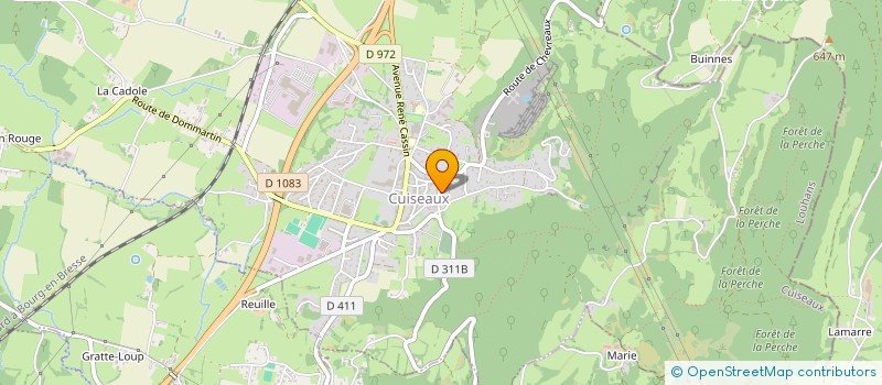 localisation de l'entreprise CHANTE CLAIR  CUISEAUX