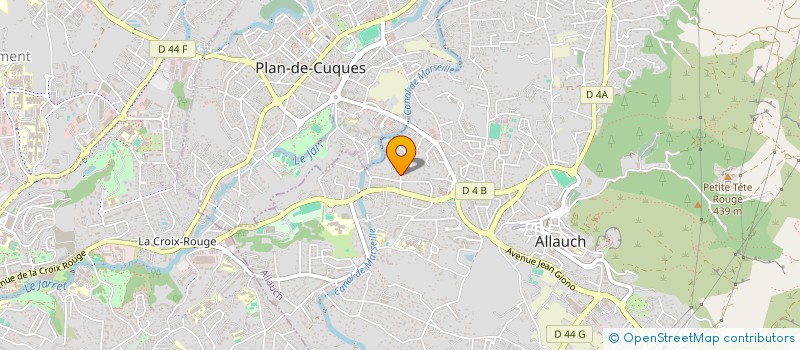 localisation de l'entreprise CHANTE COLLINE ASS DE JEUNESSE à ALLAUCH