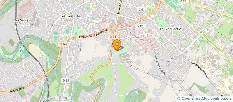 localisation de l'entreprise CHANTE COUCOU  POITIERS