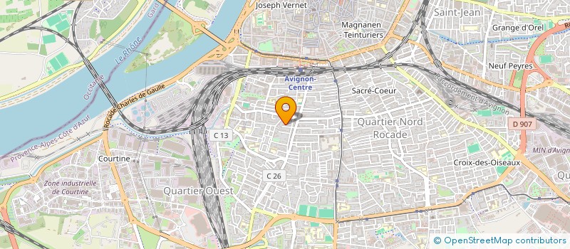 localisation de l'entreprise CHANTE ET DANSE LA VIE  AVIGNON