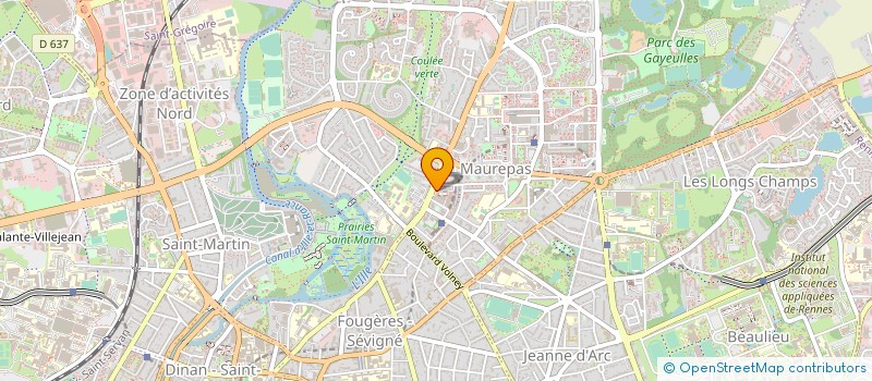 localisation de l'entreprise CHANTE MOUSSE à RENNES