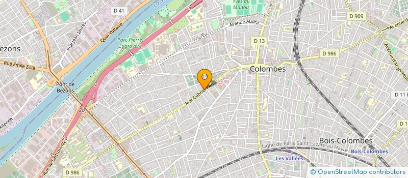 localisation de l'entreprise CHANTEAU EURL à COLOMBES
