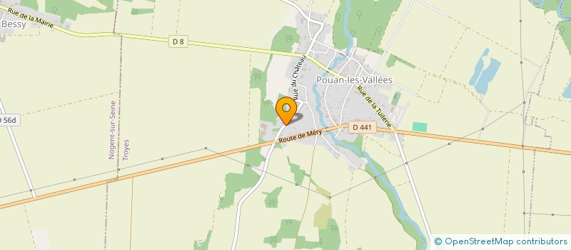 localisation de l'entreprise CHANTEAUPIN  POUAN-LES-VALLEES