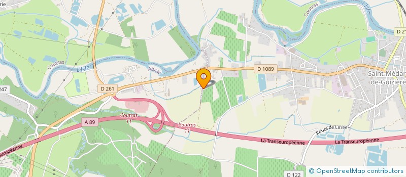 localisation de l'entreprise CHANTECAILLE  ABZAC