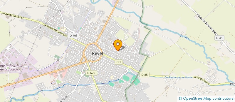 localisation de l'entreprise CHANTECLAIR  REVEL