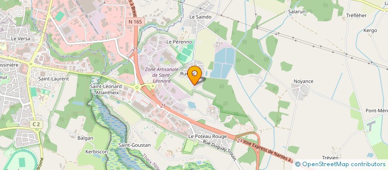 localisation de l'entreprise CHANTECLAIR  THEIX-NOYALO