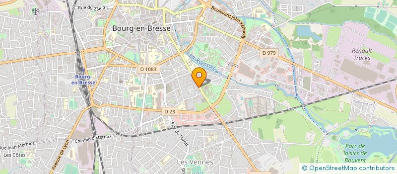 localisation de l'entreprise CHANTECLER à BOURG-EN-BRESSE