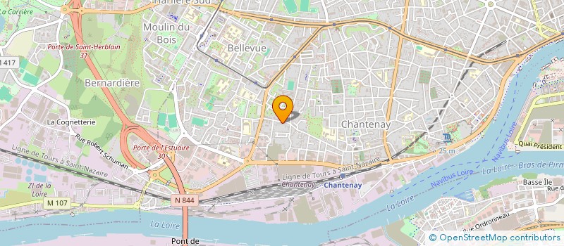localisation de l'entreprise CHANTECLERC CINQ à NANTES