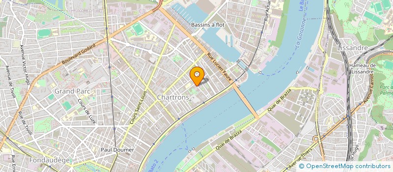 localisation de l'entreprise CHANTECRIT  BORDEAUX