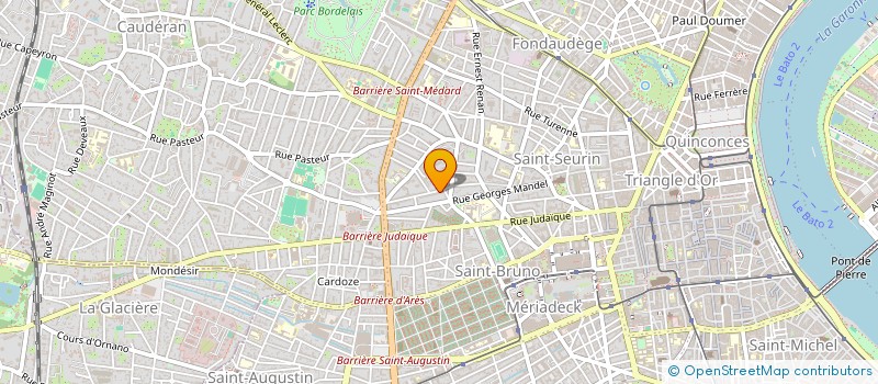 localisation de l'entreprise CHANTECRIT à BORDEAUX