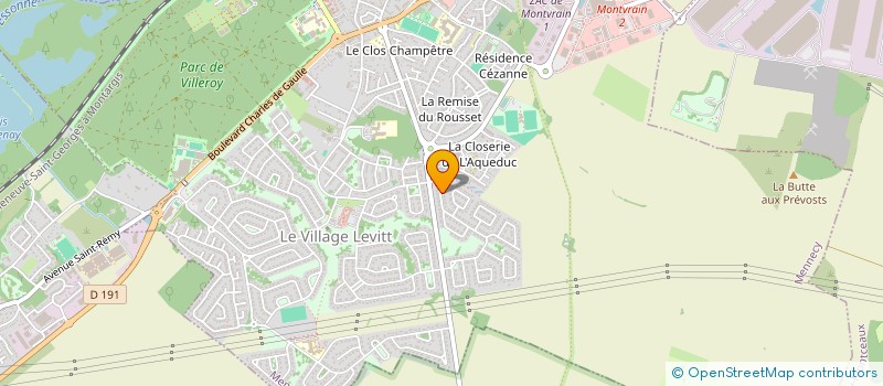 localisation de l'entreprise CHANTEGEFFE à MENNECY
