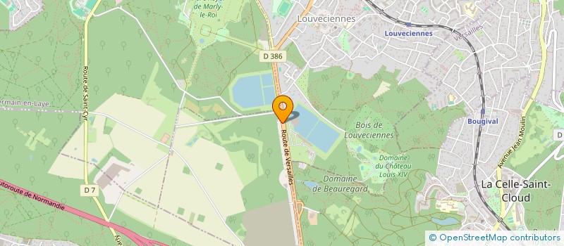 localisation de l'entreprise CHANTEGRILL à LOUVECIENNES