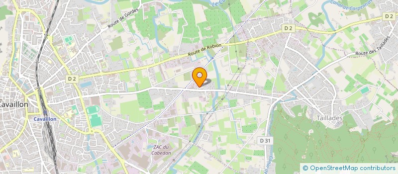 localisation de l'entreprise CHANTEGRILLET à CAVAILLON