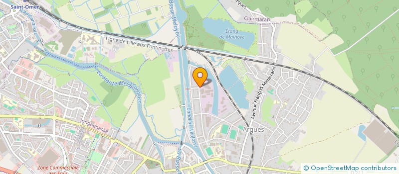 localisation de l'entreprise CHANTEGRILLON  ARQUES