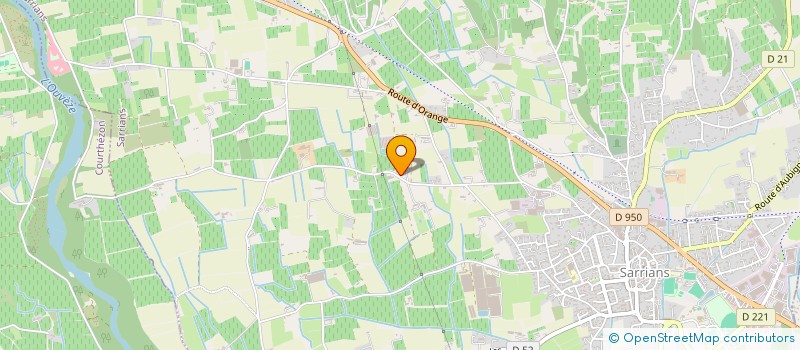 localisation de l'entreprise CHANTEGUT à SARRIANS