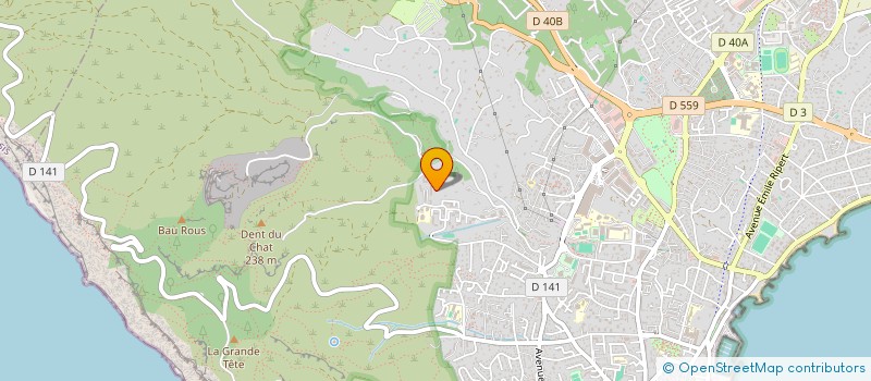 localisation de l'entreprise CHANTEL  LA CIOTAT