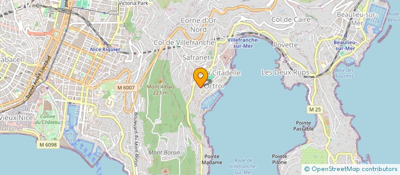 localisation de l'entreprise CHANTELE à VILLEFRANCHE-SUR-MER