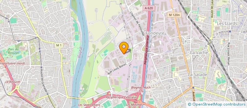 localisation de l'entreprise CHANTELLE à TOULOUSE