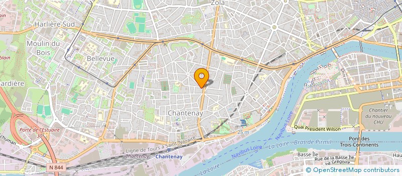 localisation de l'entreprise CHANTELOFT à NANTES