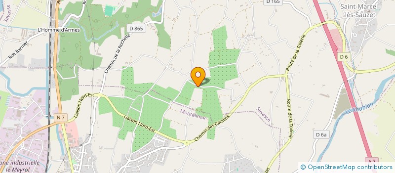 localisation de l'entreprise CHANTELOUBE  SAVASSE