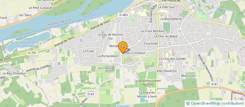 localisation de l'entreprise CHANTELOUP GT  AMBOISE