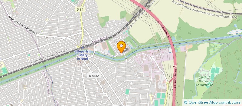 localisation de l'entreprise CHANTELOUP PATRIMONIAL  VILLEPARISIS