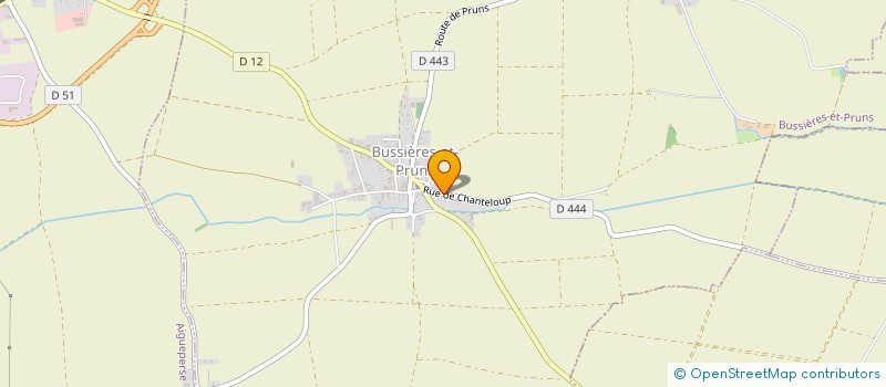 localisation de l'entreprise CHANTELOUP SCEA  BUSSIERES-ET-PRUNS