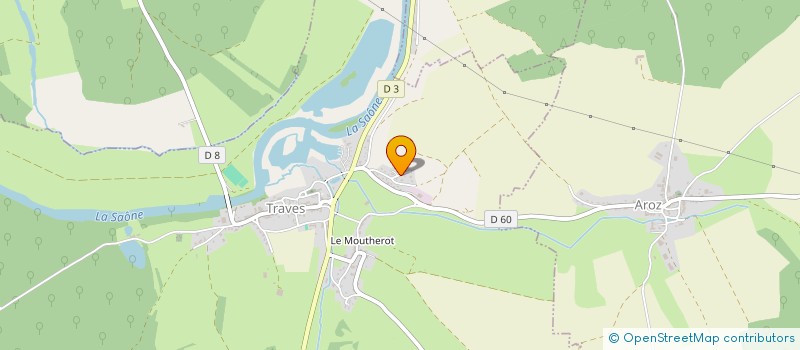 localisation de l'entreprise CHANTELYSE  TRAVES