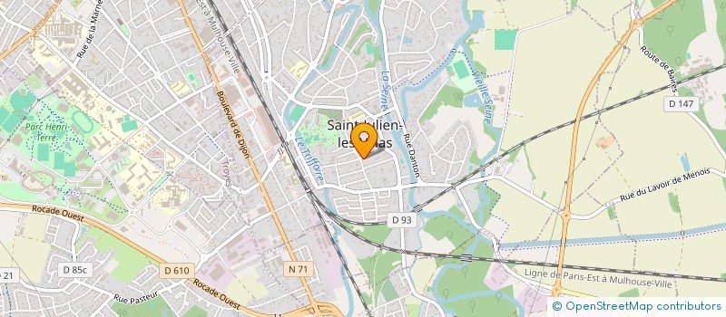 localisation de l'entreprise CHANTEMERLE  SAINT-JULIEN-LES-VILLAS