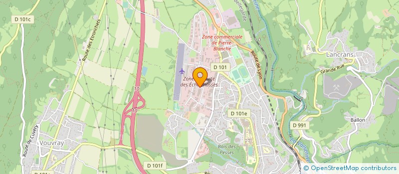 localisation de l'entreprise CHANTEMERLE à VALSERHONE