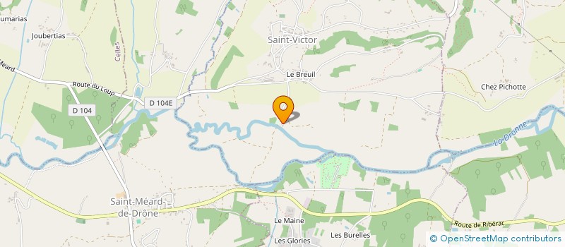 localisation de l'entreprise CHANTEMERLE  SAINT-VICTOR