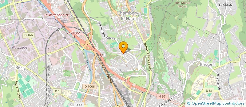 localisation de l'entreprise CHANTEMERLE LOISIRS ENFANCE FAMILLE à CHAMBERY