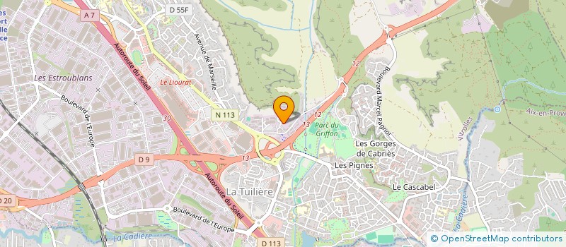 localisation de l'entreprise CHANTEMUR SUD EST à VITROLLES