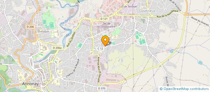 localisation de l'entreprise CHANTEPY TRAVAUX PUBLICS à SAINT-MARCEL-LES-ANNONAY